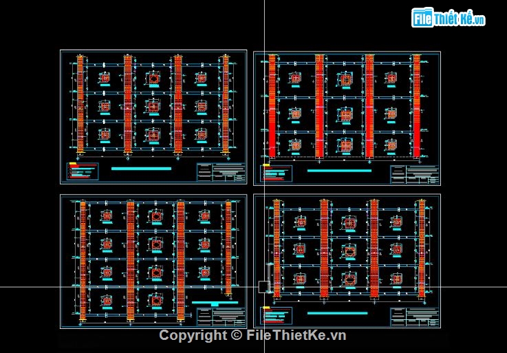 đồ án tốt nghiệp,cad chung cư,đồ án  13 tầng