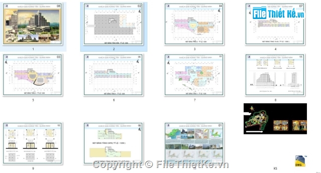 đồ án tốt nghiệp,Khách sạn,bản vẽ khách sạn,khách sạn cad đồ án