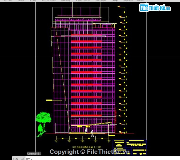 18 tầng,file cad nhà 18 tầng,đồ án 18 tầng,file cad đồ án nhà 18 tầng