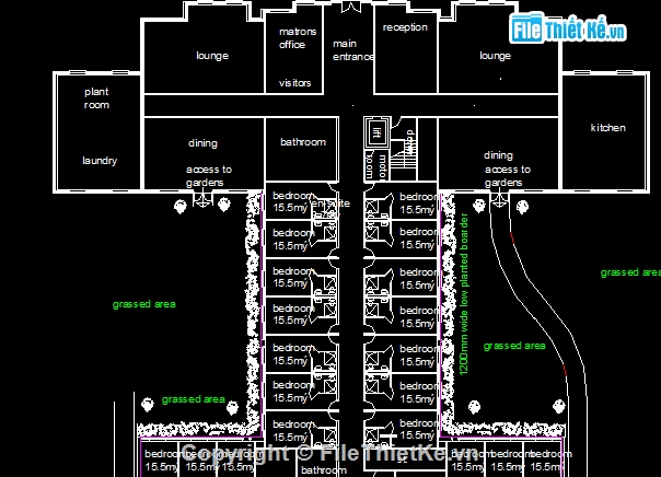 khách sạn,file cad khách sạn,dự án