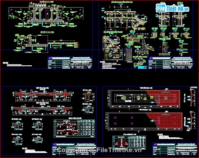 Thiết kế Cống hộp,Bản vẽ thủy lợi,Thiết kế Cống 3 cửa qua đê,bản vẽ cống qua đê