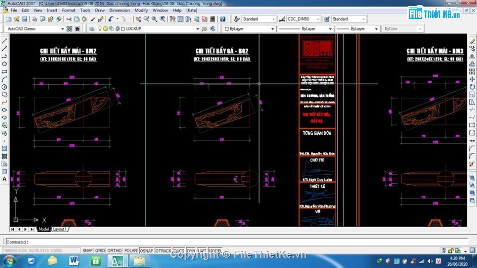 Bản vẽ cad gác chông,file cad gác chông,File cad trống,Bản vẽ gác chuông