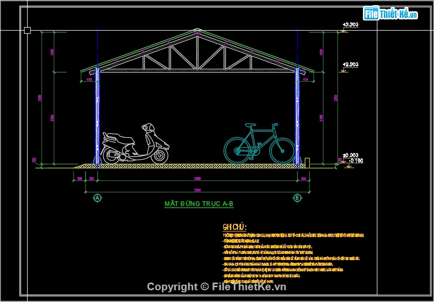 Gara ô tô xe máy,Gara xe 5x6m,Gara trường học,Gara nhà dân,Gara trụ sở nhỏ,gara 6x5m