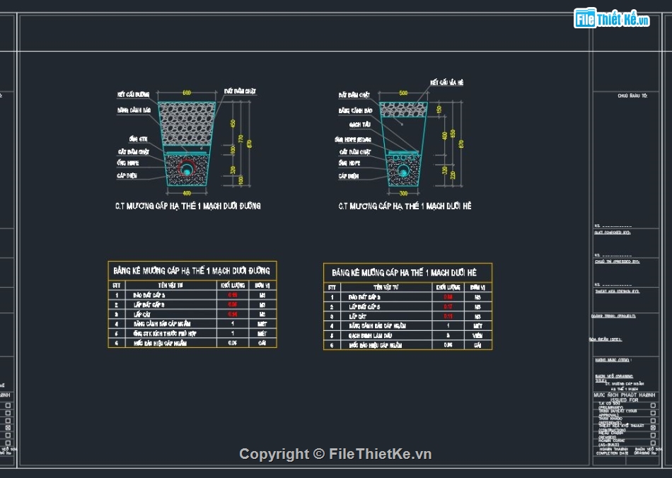 autocad hố ga,Cad hố ga mương cáp,thiết kế hố ga,autocad thiết kế hố ga