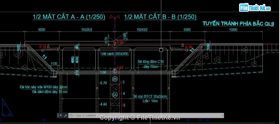 Bản vẽ cống hộp,cống hộp đẹp,file cống hộp