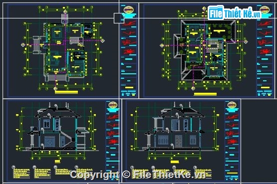 biệt thự,biệt thự đẹp 2,2 tầng mái nhật,bản vẽ 2 tầng,3d biệt thự nhà vườn,mái nấm biệt thự