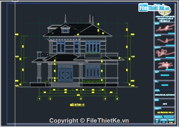 biệt thự,biệt thự đẹp 2,2 tầng mái nhật,bản vẽ 2 tầng,3d biệt thự nhà vườn,mái nấm biệt thự