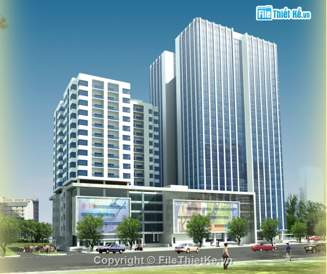kiến trúc văn phòng,khối văn phòng,trung tâm thương mại