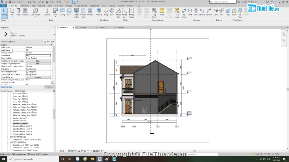 biệt thự 2 tầng 10.21x15.8m,hồ sơ thiết kế kỹ thuật thi công,model revit nhà biệt thự 2 tầng,bản vẽ kết cấu biệt thự 2 tầng,bản vẽ nhà 2 tầng