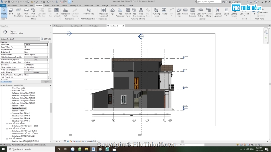 biệt thự 2 tầng 10.21x15.8m,hồ sơ thiết kế kỹ thuật thi công,model revit nhà biệt thự 2 tầng,bản vẽ kết cấu biệt thự 2 tầng,bản vẽ nhà 2 tầng