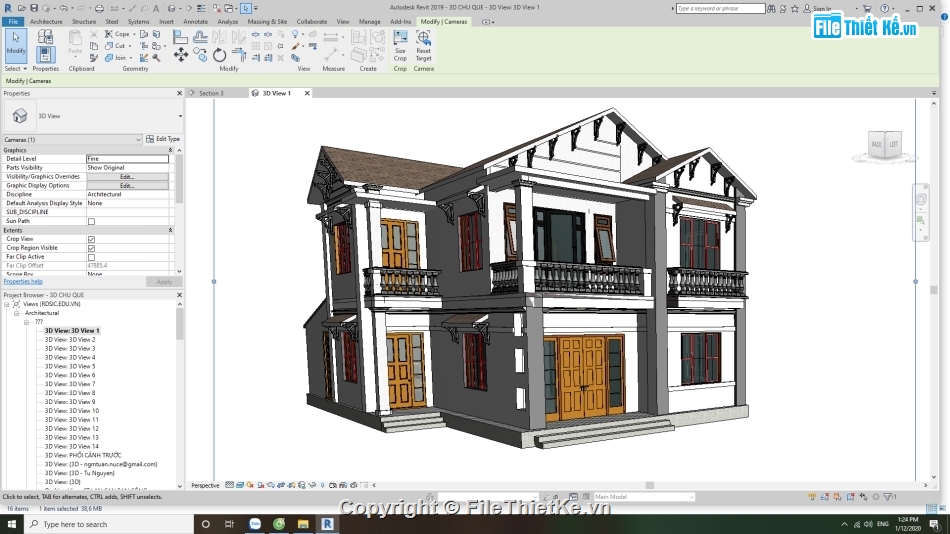 biệt thự 2 tầng 10.21x15.8m,hồ sơ thiết kế kỹ thuật thi công,model revit nhà biệt thự 2 tầng,bản vẽ kết cấu biệt thự 2 tầng,bản vẽ nhà 2 tầng