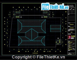 bản vẽ chùa,chùa,cad chùa