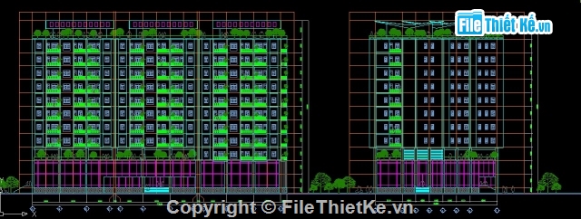 thiết kế chung cư,Hồ sơ thiết kế,chung cư cao tầng,chung cư 11 tầng