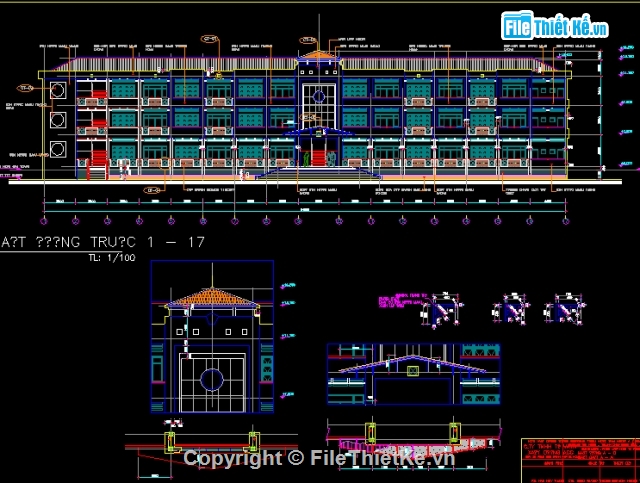 File thiết kế,trường học,thiết kế lớp học,trường tiểu học,Hồ sơ thiết kế