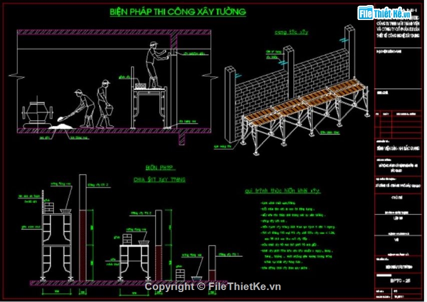Biện pháp thi công,bp thi công móng,bản vẽ thi công
