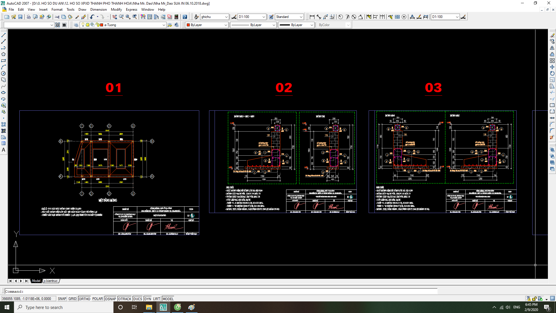 File cad nhà 2 tầng,cấp phép nhà dân,nhà dân dụng 2 tầng,bản vẽ nhà 2 tầng,nhà 2 tầng 5.9x9.39m