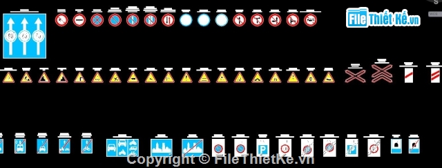 File cad biển báo,biển báo,ISO- Biển  báo mẫu,biển báo mẫu