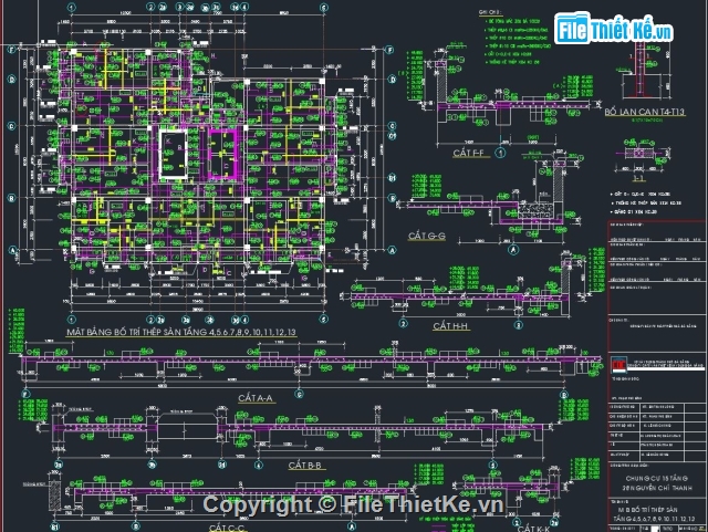 kết cấu chung cư 15 tầng,kết cấu chung cư,cad kết cấu chung cư,kết cấu 15 tầng