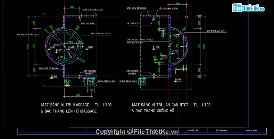 hồ bơi file cad,hồ bơi,cad hồ bơi,hồ bơi cad