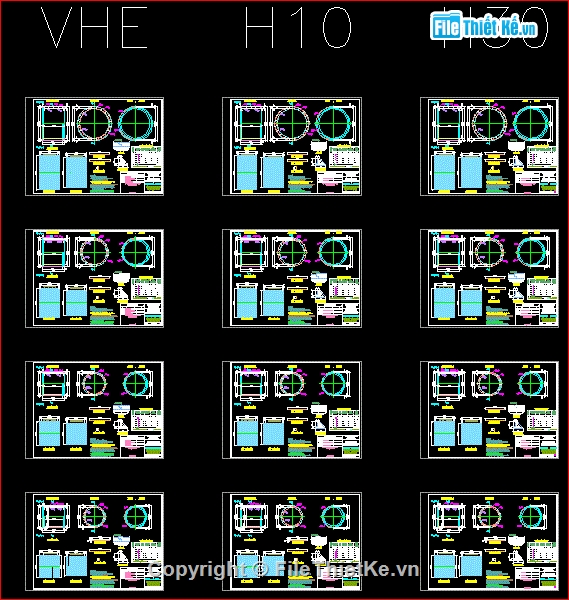 File Cad Kết Cấu Mẫu Cống Btct Theo Công Nghệ Ly Tâm, Rung Ép, Jumbo