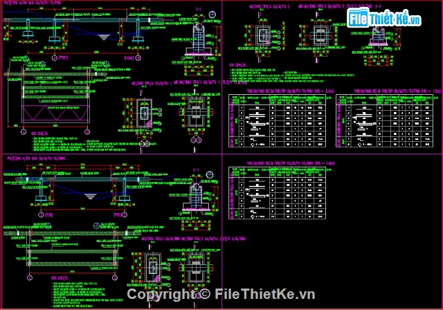Kết cấu móng trụ,chi tiết đỡ đường ống qua sông,trụ móng đường ống,giá đỡ ống qua sông