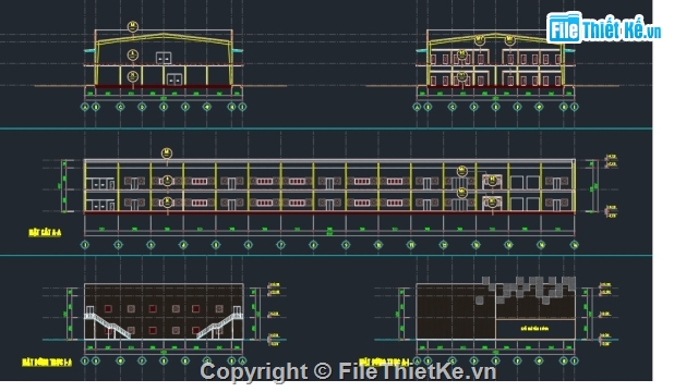 Kết cấu nhà xưởng,kết cấu thép,nhà xưởng 2 tầng,nhà xưởng kích thước 43.5x135.5m,bản vẽ kết cấu nhà xưởng