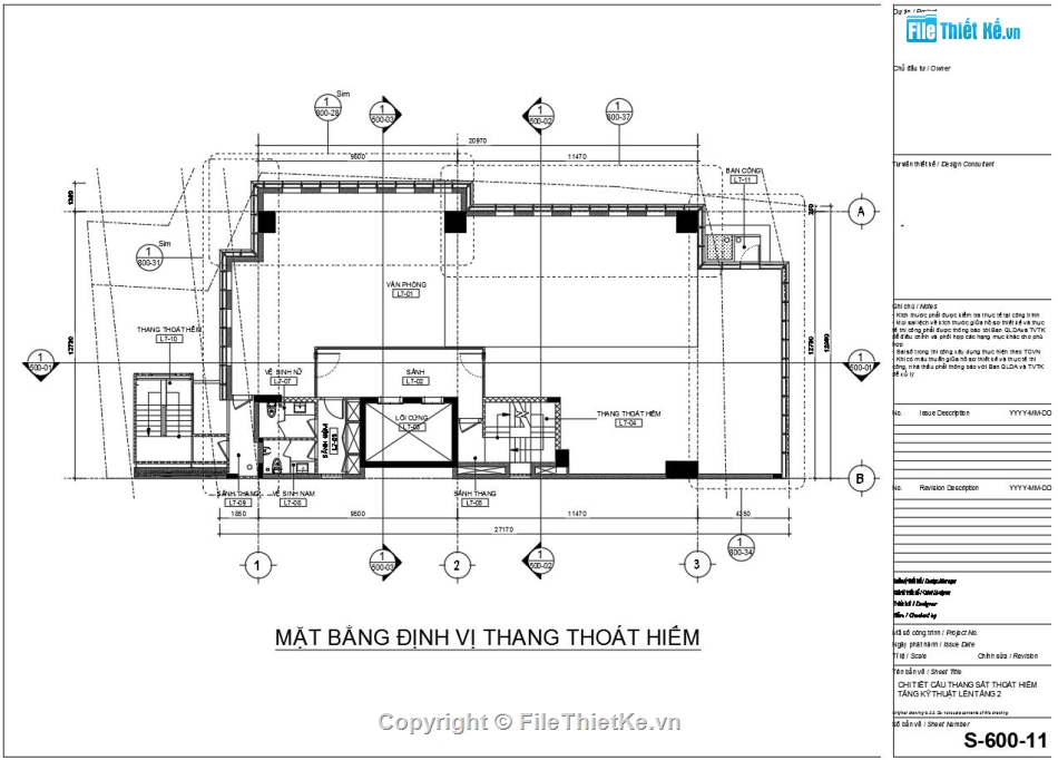 Kết cấu thang thoát hiểm nhà cao tầng,Bản vẽ thang thoát hiểm ngoài nhà,thang thoát hiểm nhà cao tầng,kết cấu thang thoát hiểm