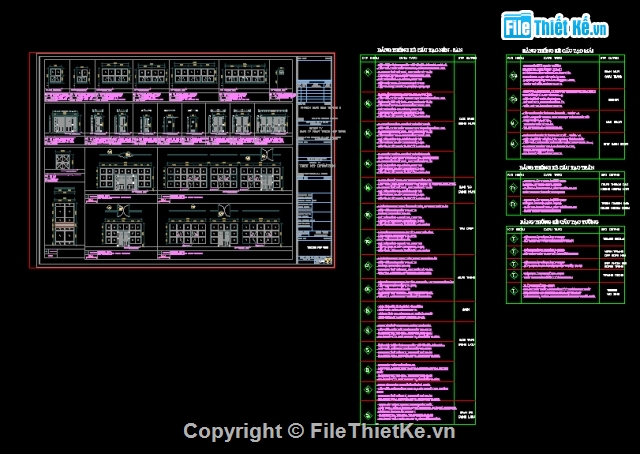 File cad khách sạn Blue Moon,4 Phan Bội Châu,Đà Lạt,phối cảnh khách sạn