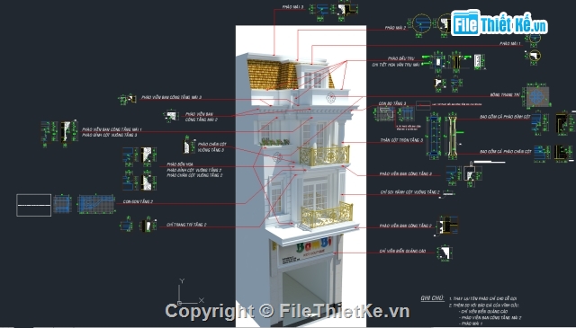 chi tiết họa tiết,chi tiết phào chỉ,hoa văn nhà phố,hoa văn trang trí,khai triển phào chỉ