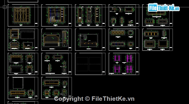 chi tiết đồ nội thất,triển khai nội thất,đồ nội thất,cad nội thất