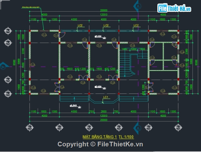 trạm xá 2 tầng,Bản vẽ trạm xá xã 8.5x20m,Bản vẽ trạm xá xã,Trạm xá xã,trạm y tế 2 tầng,kiến trúc trạm y tế