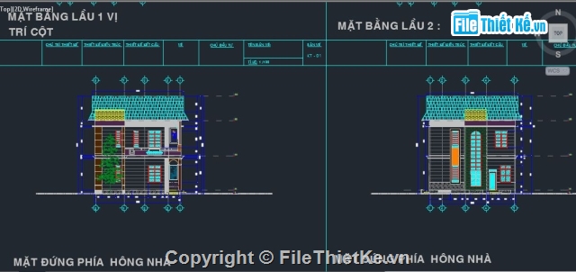 biệt thự 2 tầng,cad biệt thự,mẫu biệt thự,thiết kế biệt thự,biệt thự hiện đại