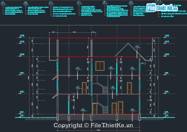 biệt thự 3 tầng,biệt thự 3 tầng 13.5x14.5m,Kiến trúc biệt thự 3 tầng,3 tầng