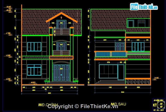 biệt thự 3 tầng,kiến trúc 3 tầng,bản vẽ nhà 3 tầng,biệt thự 3 tầng 8x10.6m,thiết kế biệt thự 3 tầng