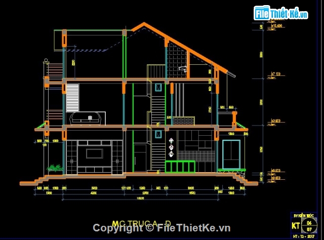 biệt thự 3 tầng,kiến trúc 3 tầng,bản vẽ nhà 3 tầng,biệt thự 3 tầng 8x10.6m,thiết kế biệt thự 3 tầng