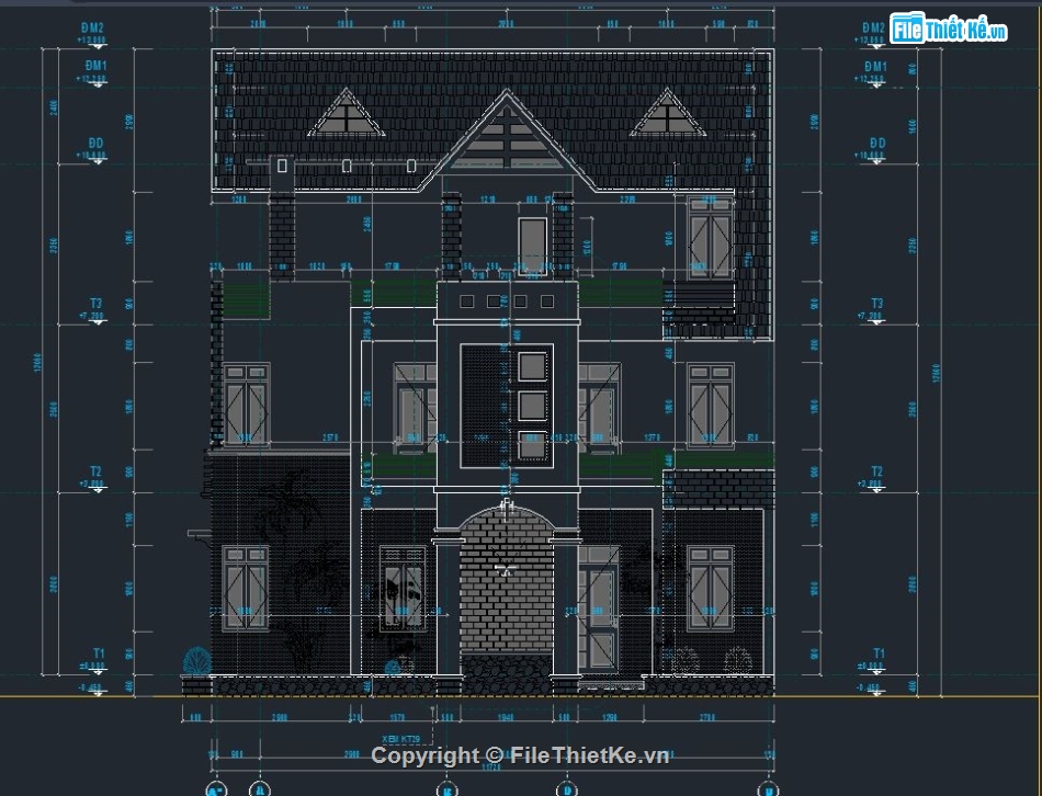 kiến trúc biệt thự,biệt thự 3 tầng,kiến trúc biệt thự 3 tầng,biệt thự 10.42x11.72m