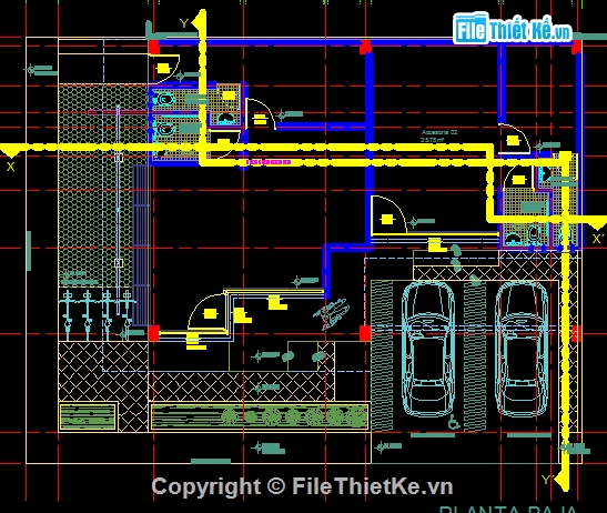 kiến trúc nhà hàng,File cad,cad nhà hàng