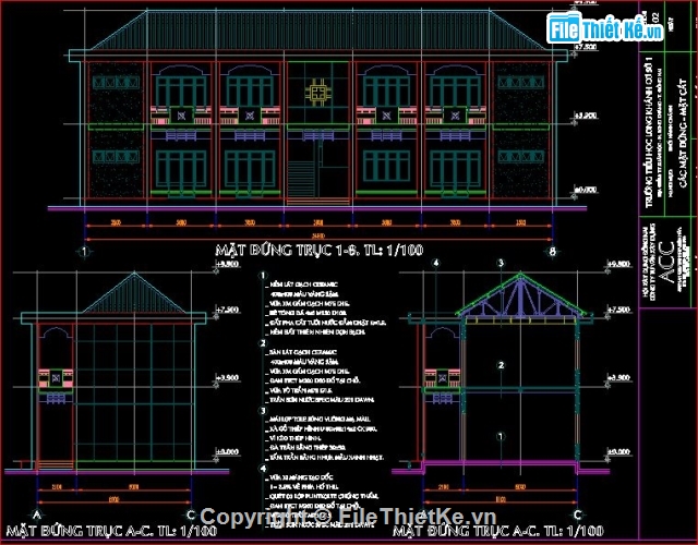 trường tiểu học long khánh,dự án trường học,thuyết minh trường học