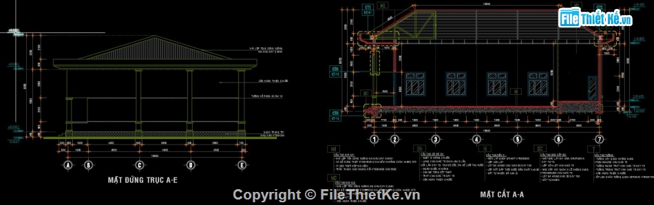 kiến trúc hội trường,file cad hội trường,hội trường 250 chỗ,bản vẽ hội trường