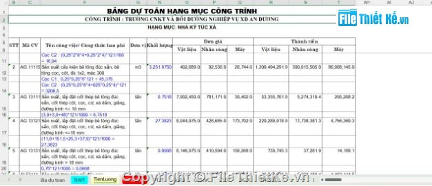 kiến trúc ký túc xá,bản vẽ ký túc xá,ký túc xá 3 tầng
