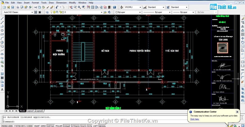 nhà làm việc 2 tầng 9x24m,Bản vẽ nhà hiệu bộ 2 tầng,bản vẽ thiết kế nhà hiệu bộ 2 tầng,mẫu nhà hiệu bộ 2 tầng,file cad nhà hiệu bộ 2 tầng