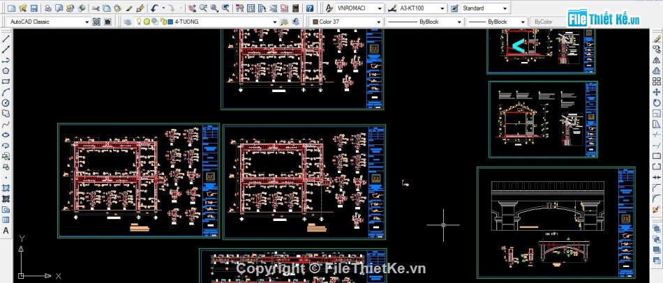 Nhà hiệu bộ 9x26m,Bản vẽ nhà làm việc,nhà làm việc 2 tầng,Nhà hiệu bộ 2 tầng,mẫu nhà hiệu bộ 2 tầng