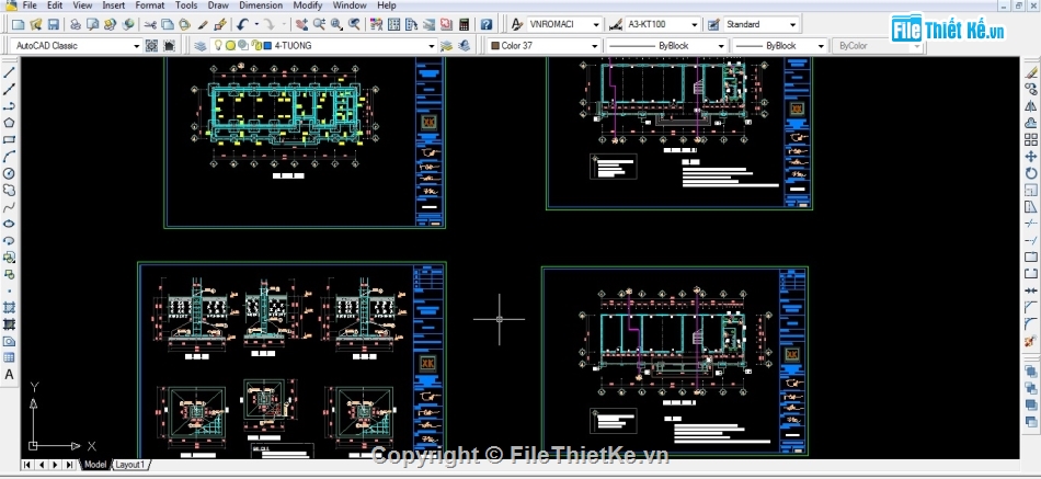 Nhà hiệu bộ 9x26m,Bản vẽ nhà làm việc,nhà làm việc 2 tầng,Nhà hiệu bộ 2 tầng,mẫu nhà hiệu bộ 2 tầng