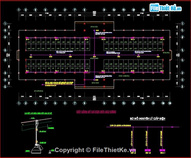 cấp thoát nước,bản vẽ điện nước cho chợ,thiết kế điện nước chợ,sơ đồ điện nước chợ