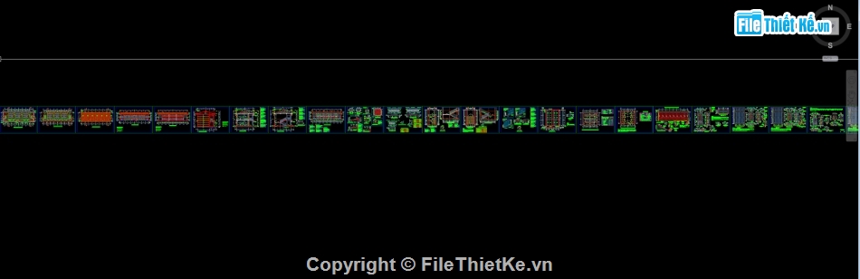 File cad,kiến trúc 2 tầng,cad mẫu nhà