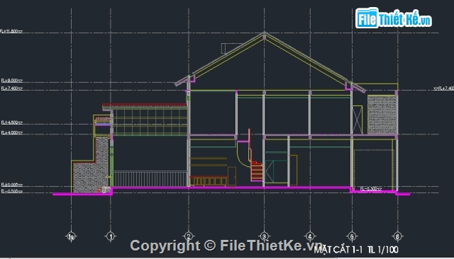 kiến trúc 2 tầng,kiến trúc nhà 2 tầng,bản vẽ 2 tầng,nhà 2 tầng