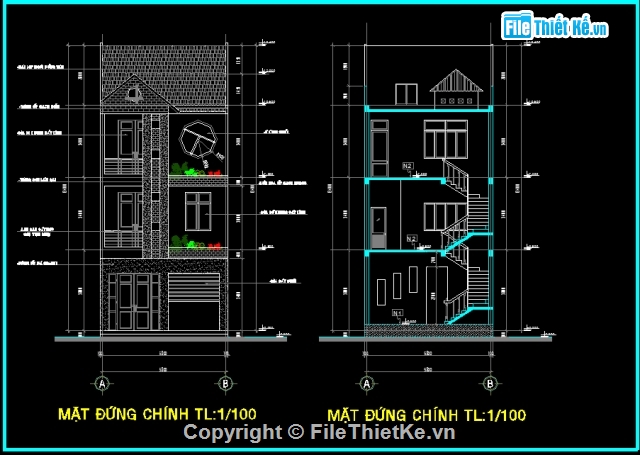 nhà 3 tầng,Kiến trúc nhà phố,1 trệt 2 lầu,nhà phố 3 tầng,nhà phố 3 tầng 5.8x16.5m