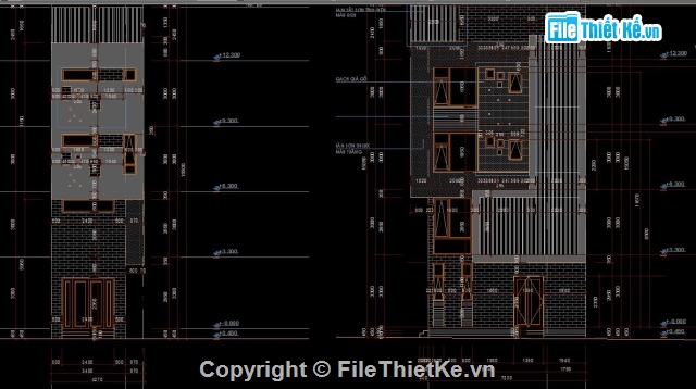 nhà phố 5 tầng,Kiến trúc nhà phố 5 tầng,Kiến trúc nhà phố 5 tầng 3.4x7.23m,nhà phố 5 tầng 3.4x7.23m