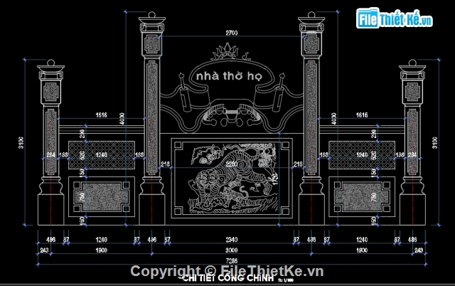 FILE CAD KIẾN TRÚC NHÀ THỜ HỌ 2015 11m x 8m,NHÀ THỜ HỌ,FILE CAD KIẾN TRÚC NHÀ THỜ HỌ