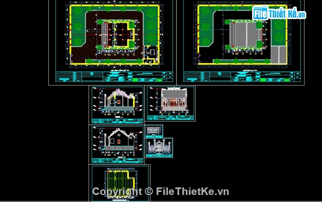 FILE CAD KIẾN TRÚC NHÀ THỜ HỌ 2015 11m x 8m,NHÀ THỜ HỌ,FILE CAD KIẾN TRÚC NHÀ THỜ HỌ